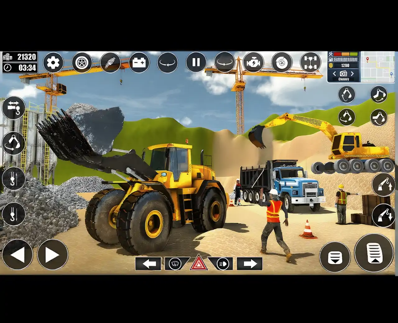 反铲施工模拟器