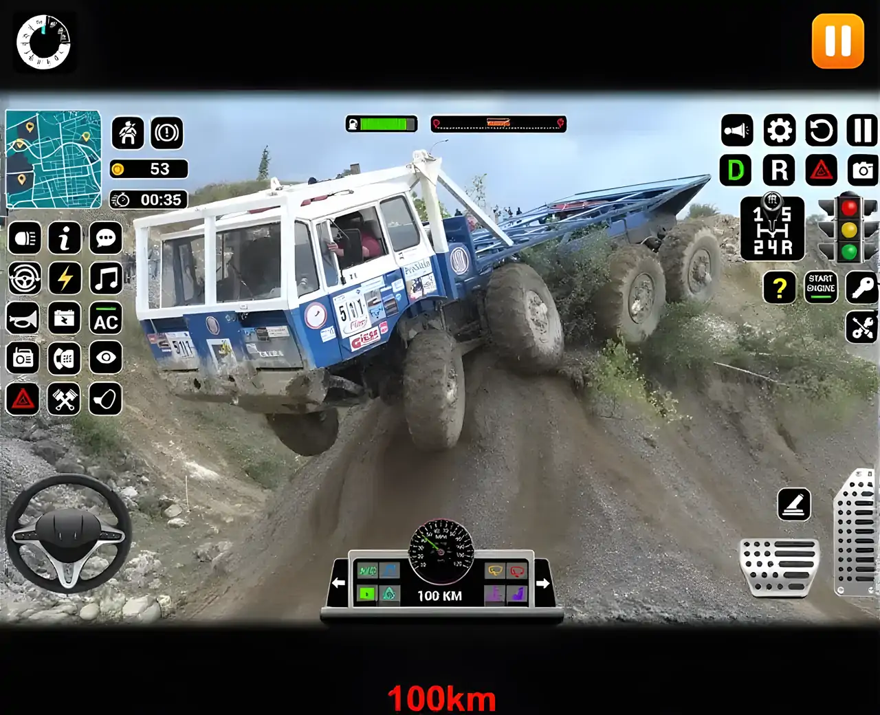 泥浆车驾驶游戏3D