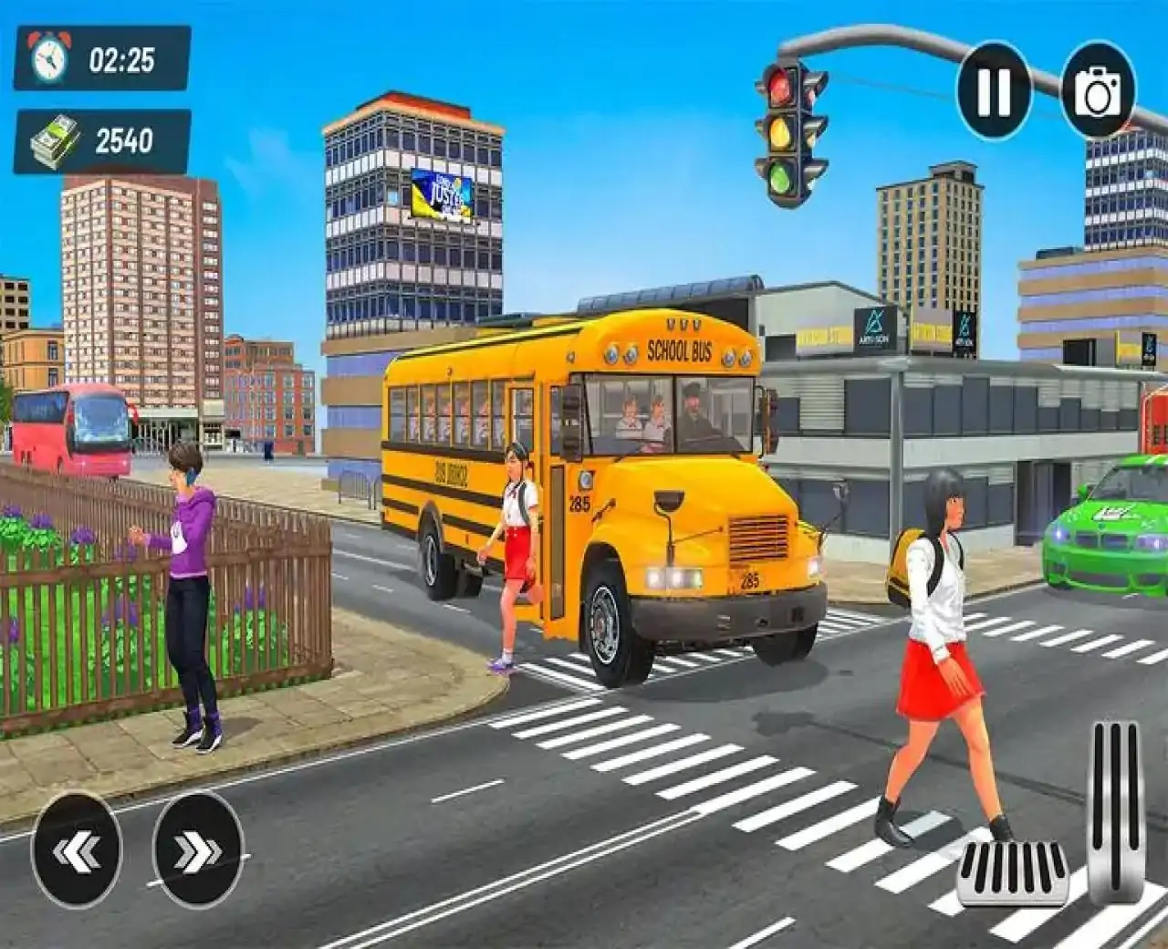 校车驾驶游戏3D