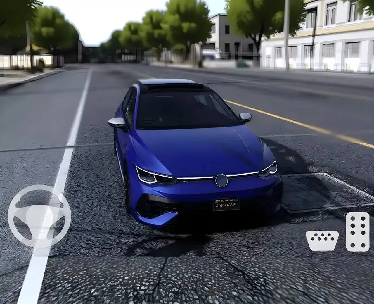 高尔夫GTI车：出租车司机&停车