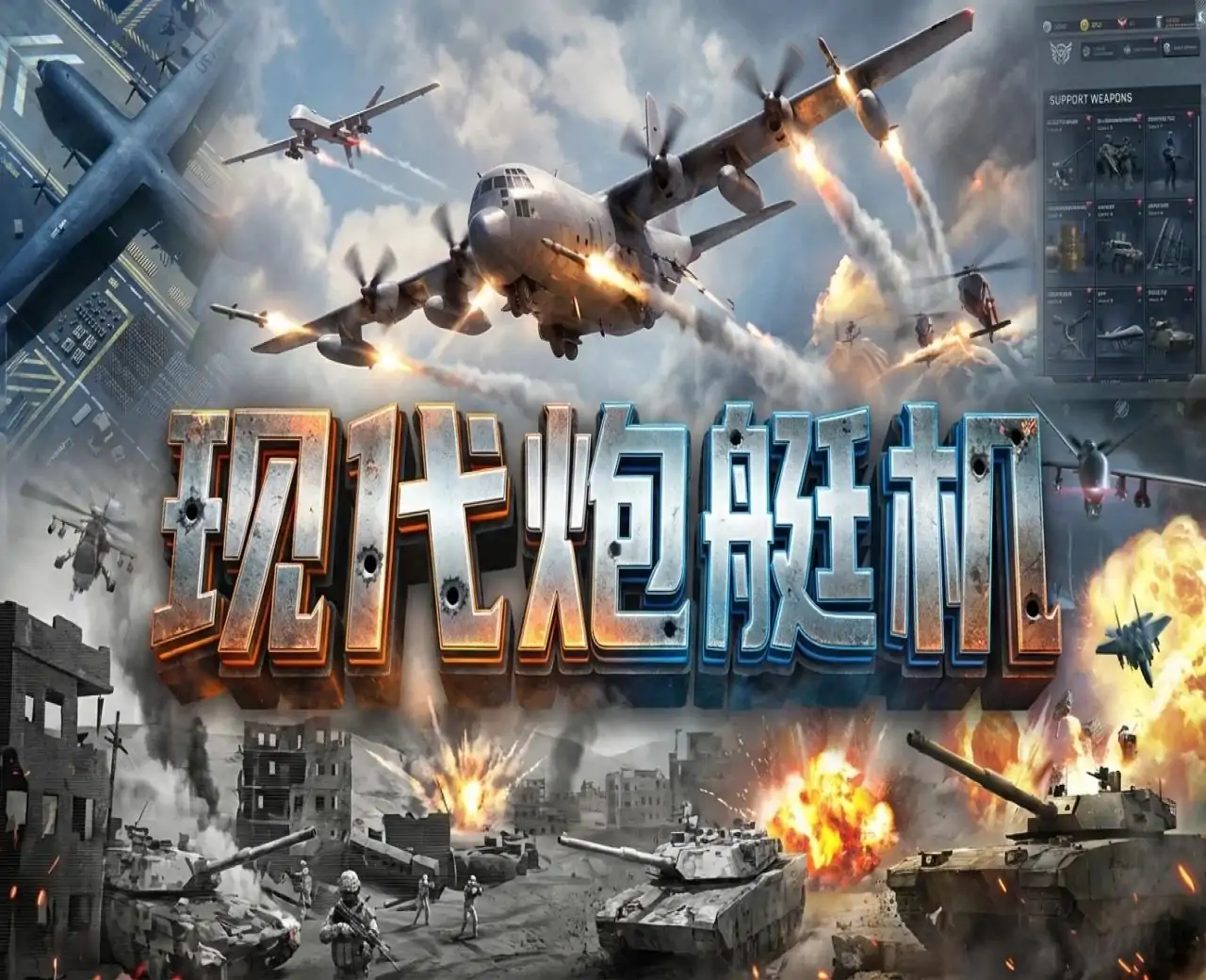 现代炮艇机
