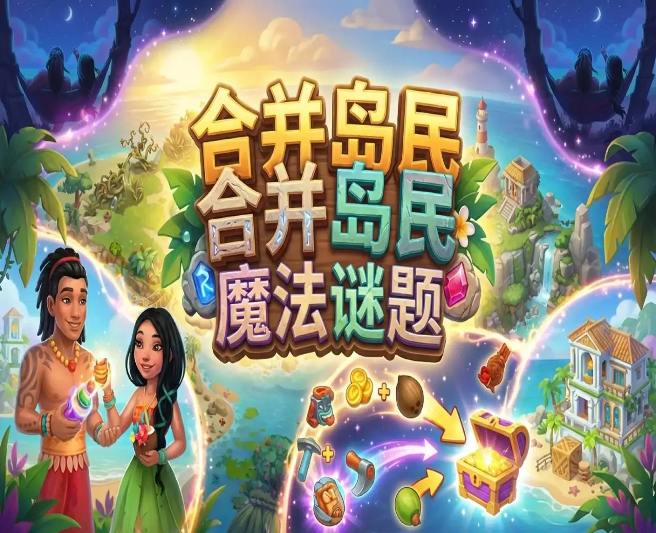 合并岛民：魔法谜题