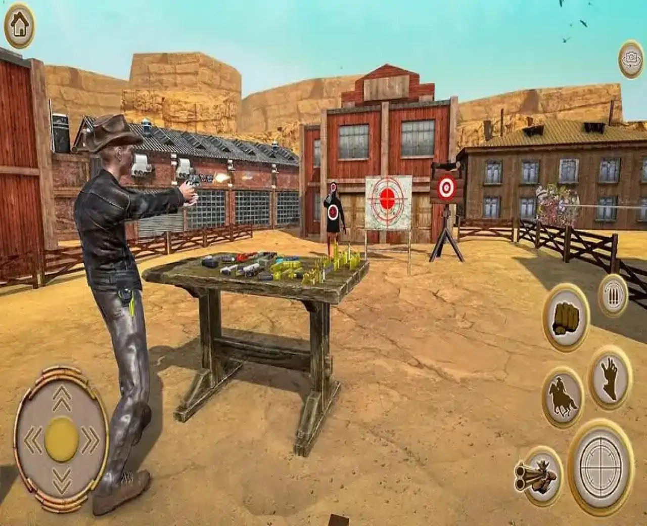 西部枪手牛仔骑士-狂野西部牛仔射击游戏