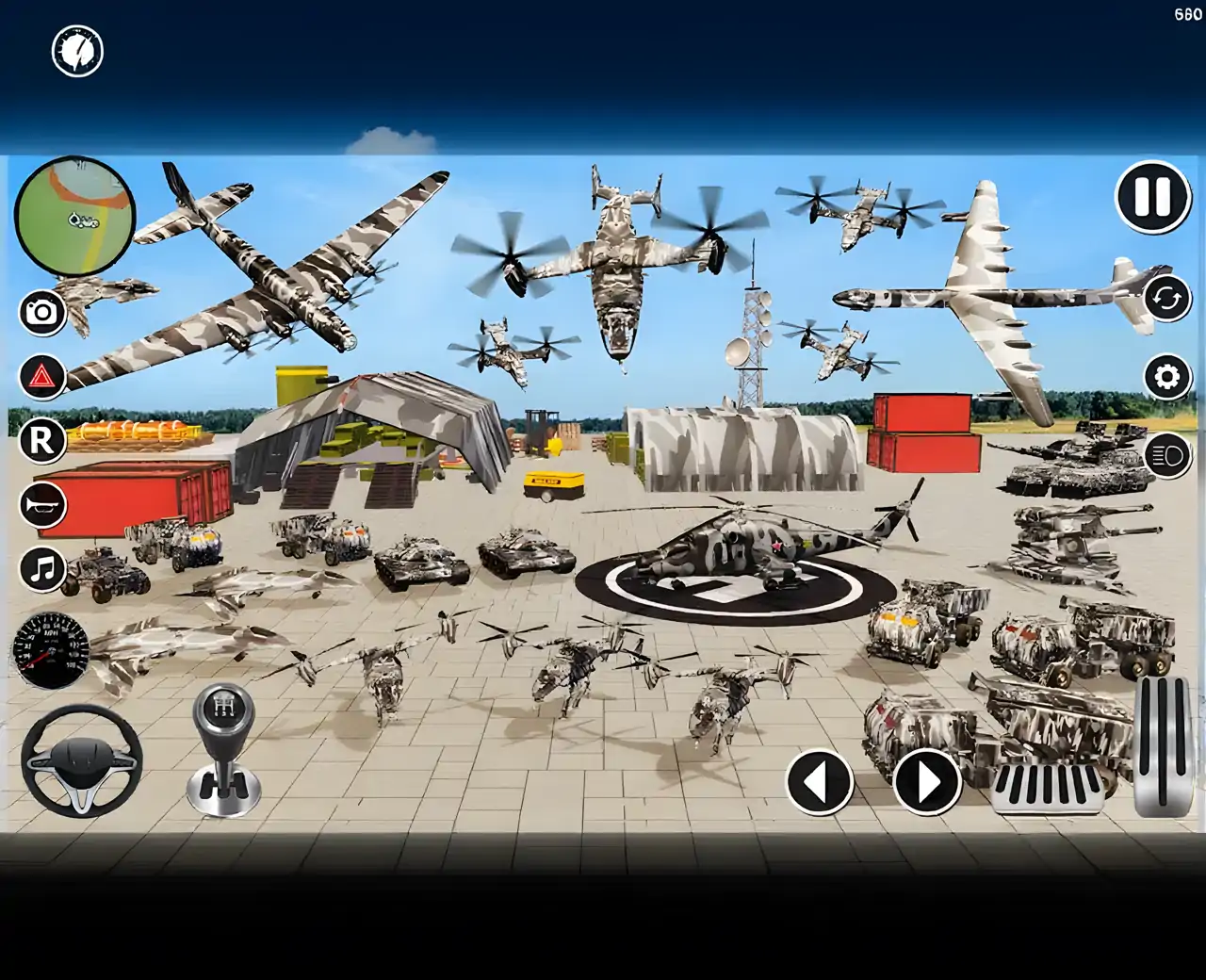 陆军卡车运输游戏