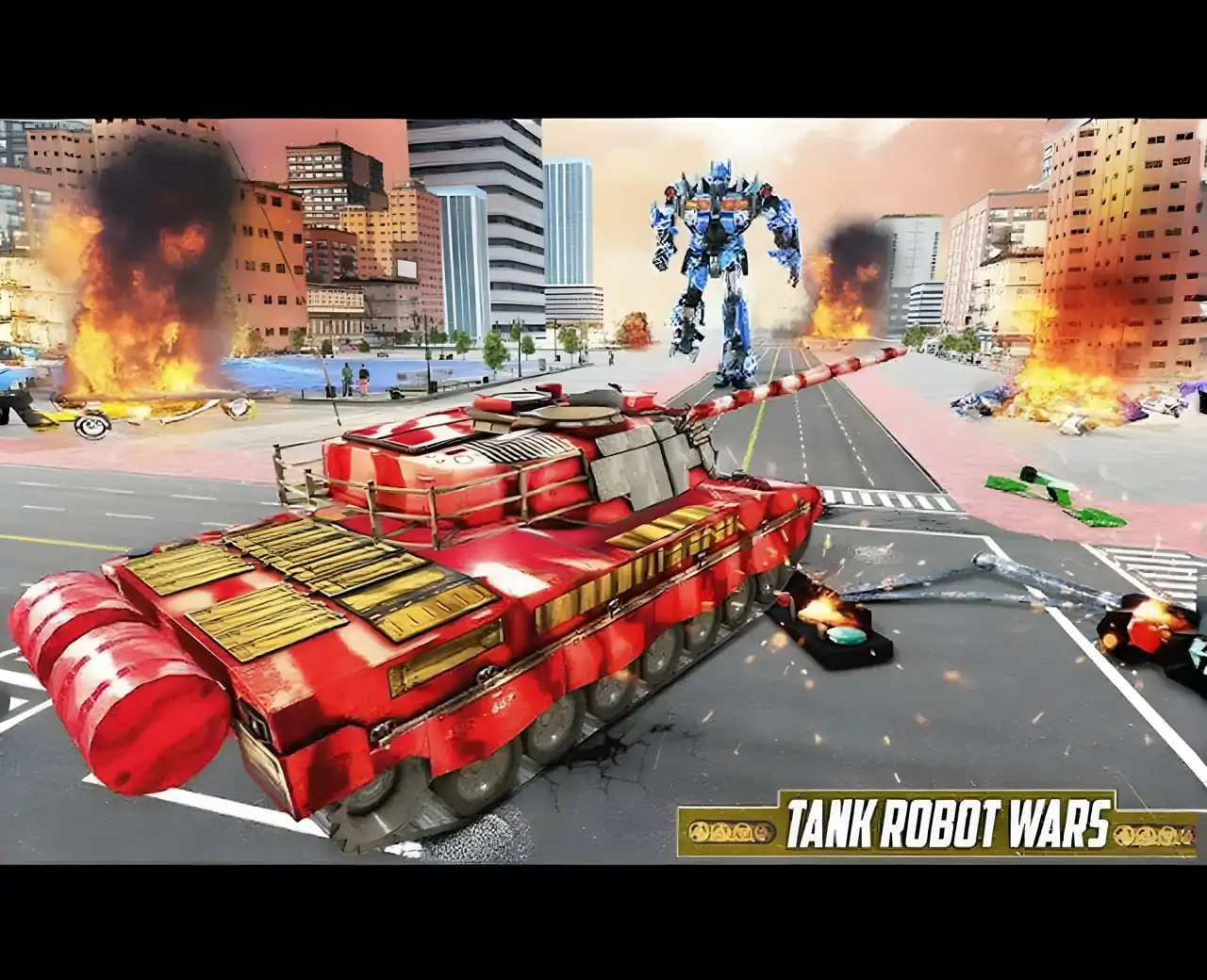 坦克机器人恐龙3D