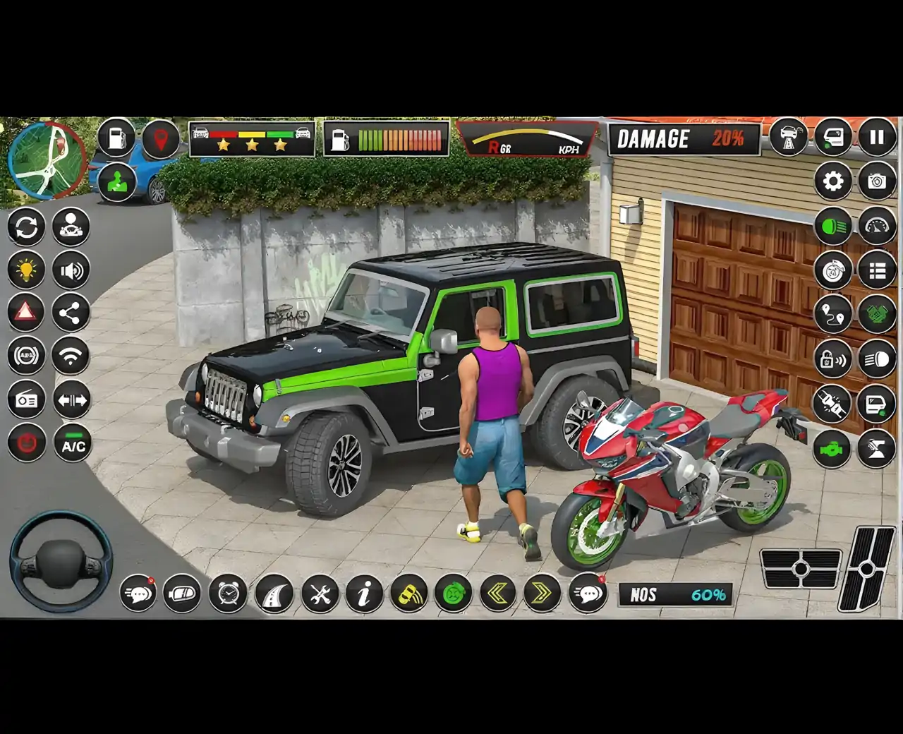 吉普车驾驶塔尔游戏越野