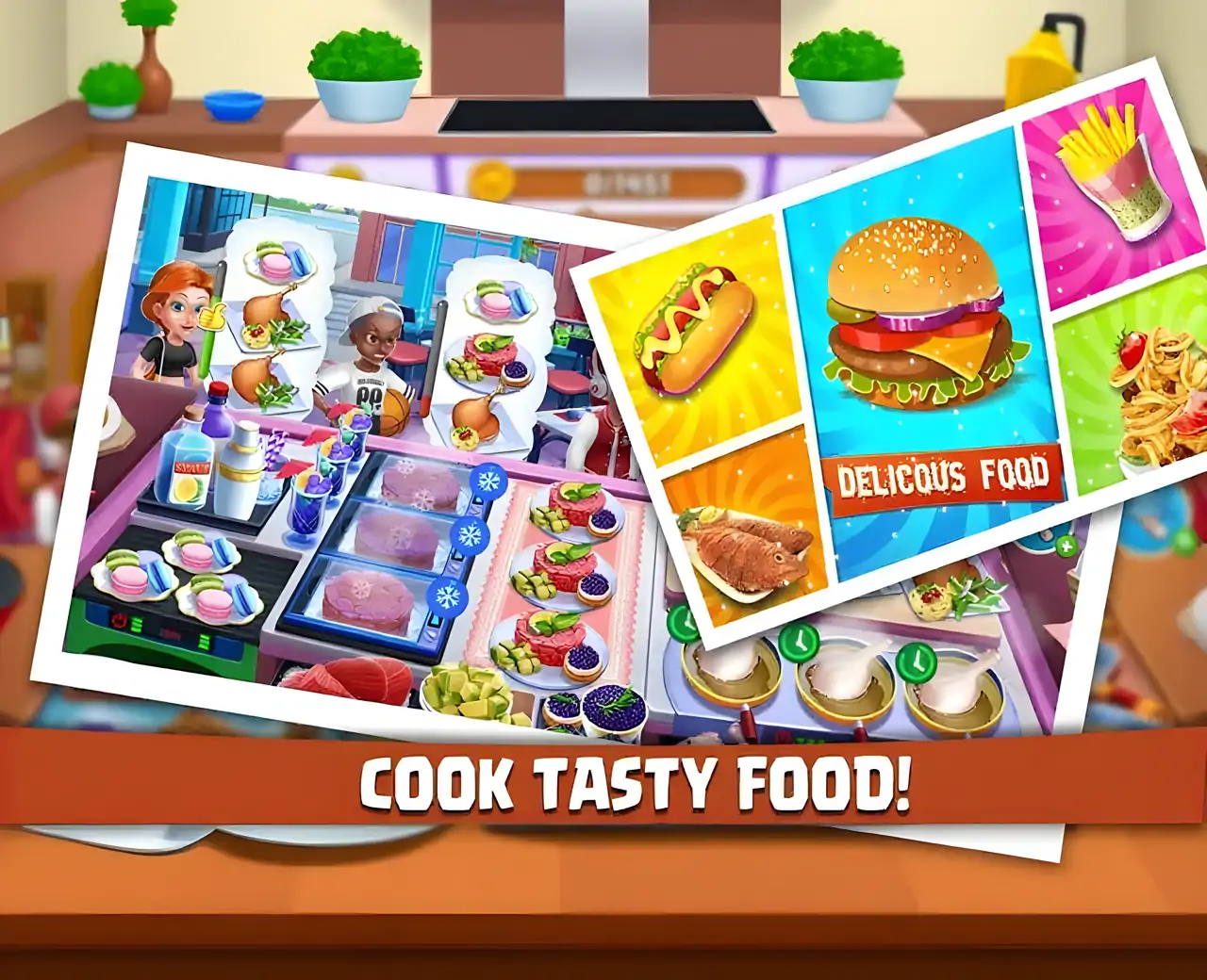 疯狂烹饪汉堡瓦拉游戏