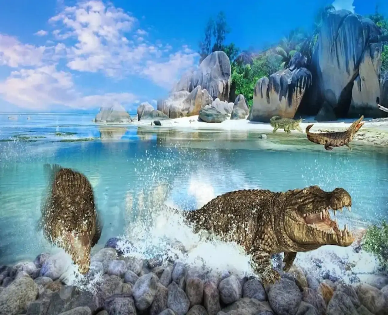 迪诺动物园狩猎生存游戏