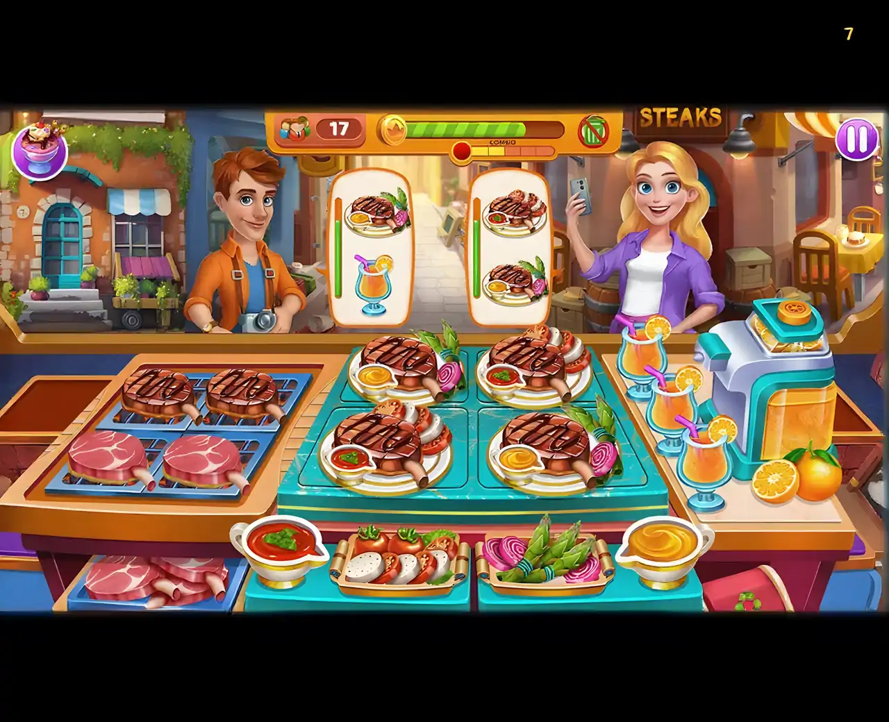 烹饪美食餐厅游戏