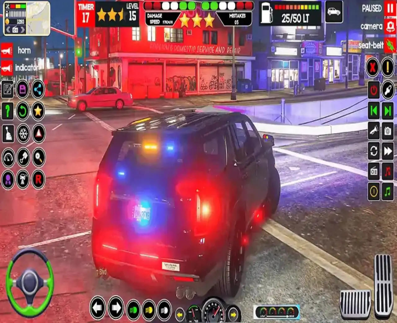 警察追逐警车游戏