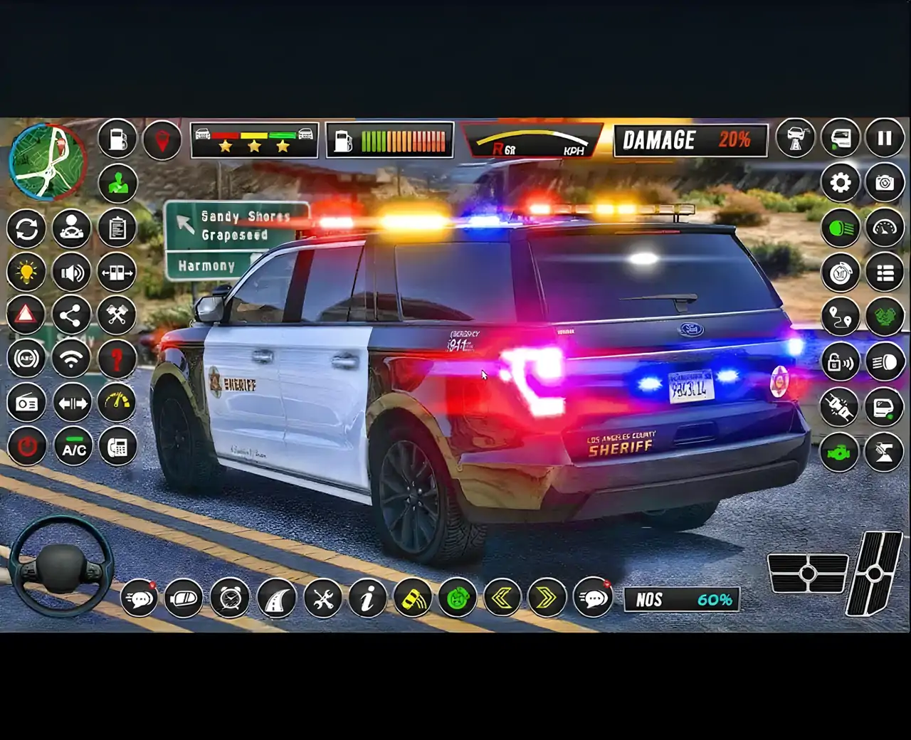 警察模拟器警车追逐