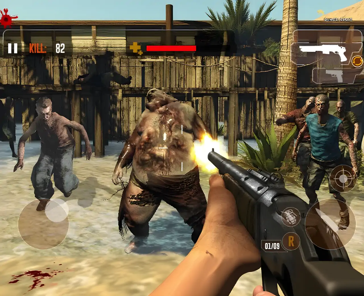 死僵尸射手真实射击前沿3D