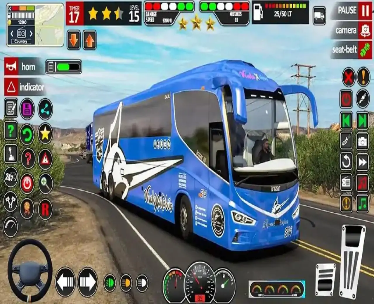 欧洲巴士司机3D巴士游戏