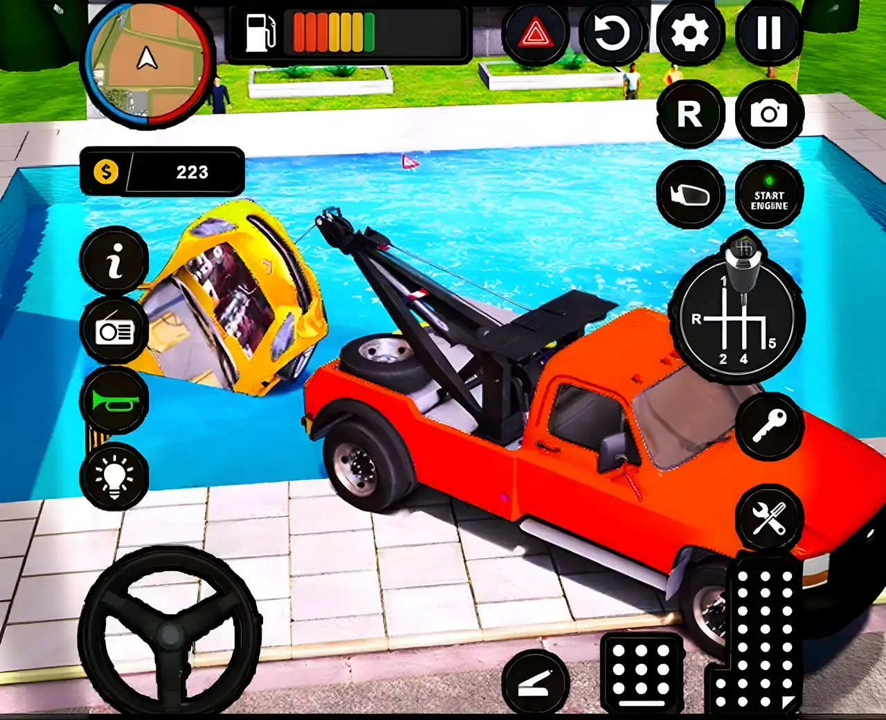 拖车汽车修理工3D