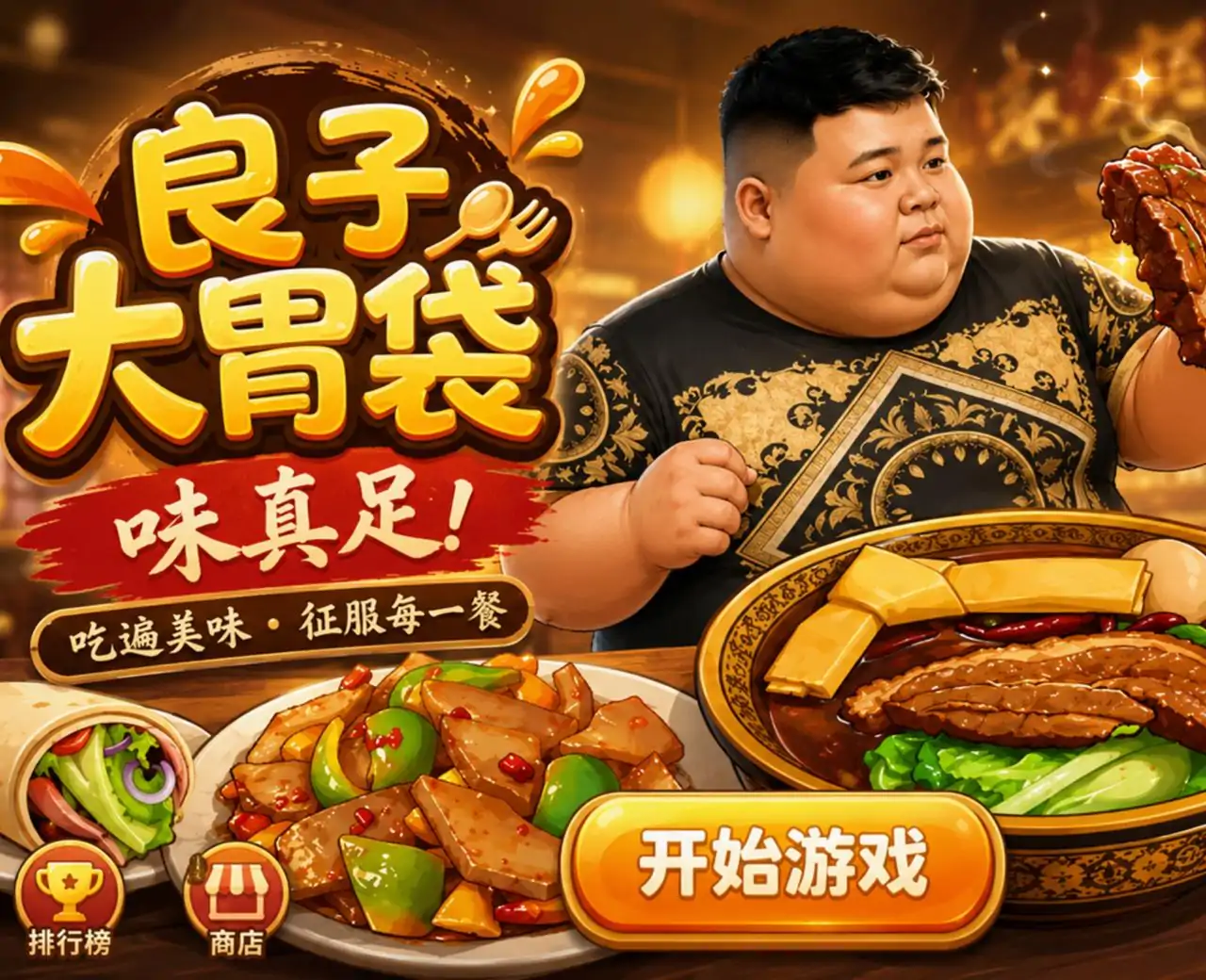 良子大胃袋(属实挺带派)