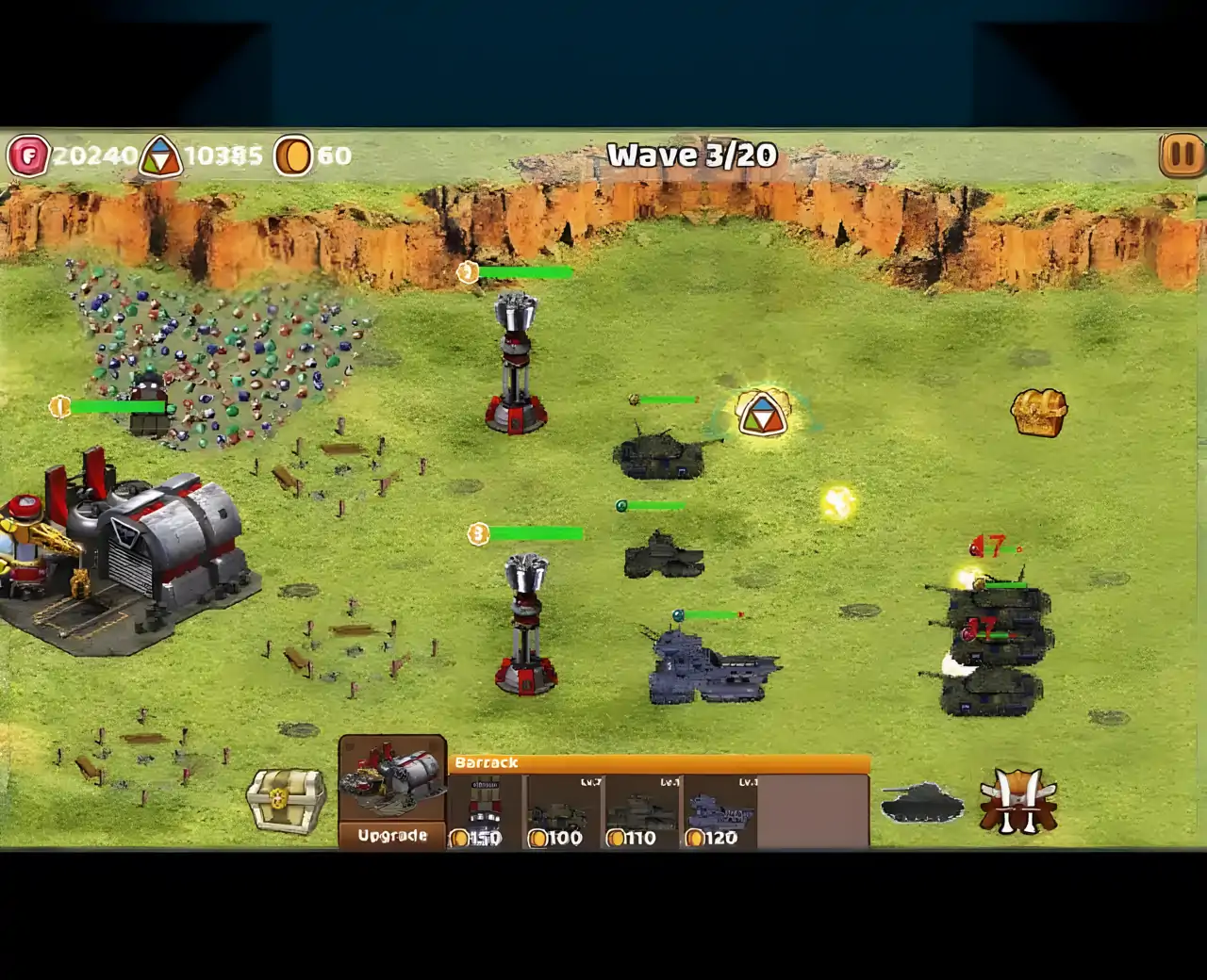 坦克防御：红色警报命令