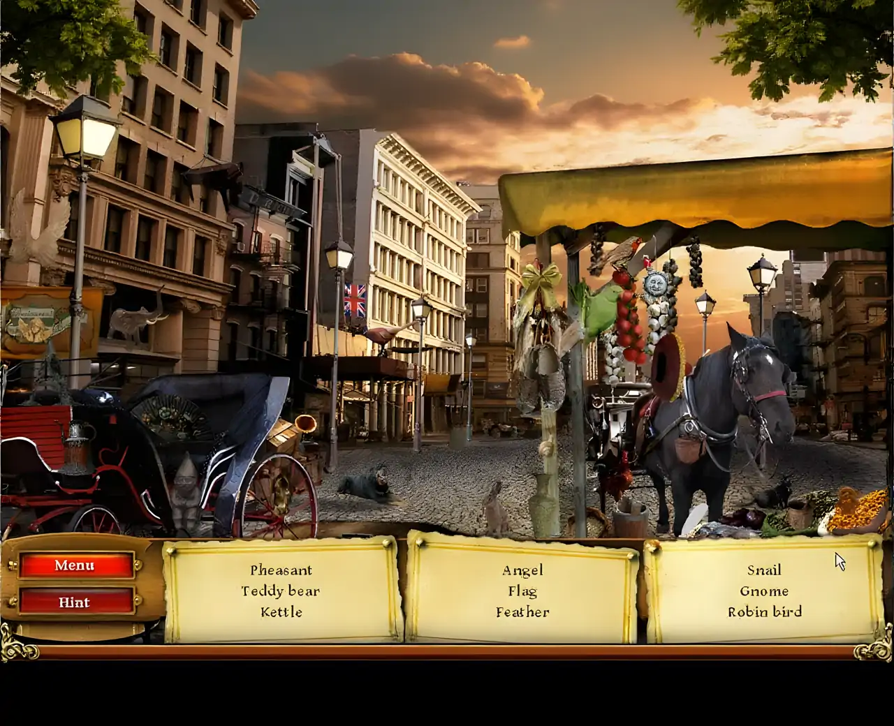 隐藏的对象美丽的城市