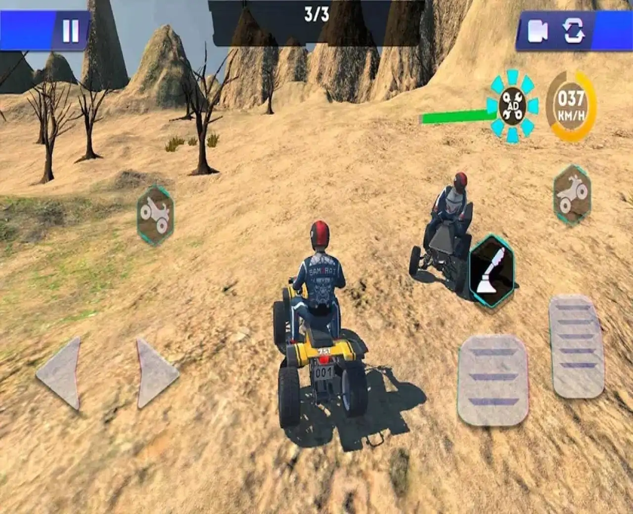 ATV四轮月球和地球竞赛