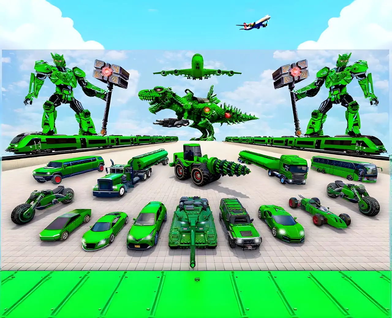 坦克变形机器人