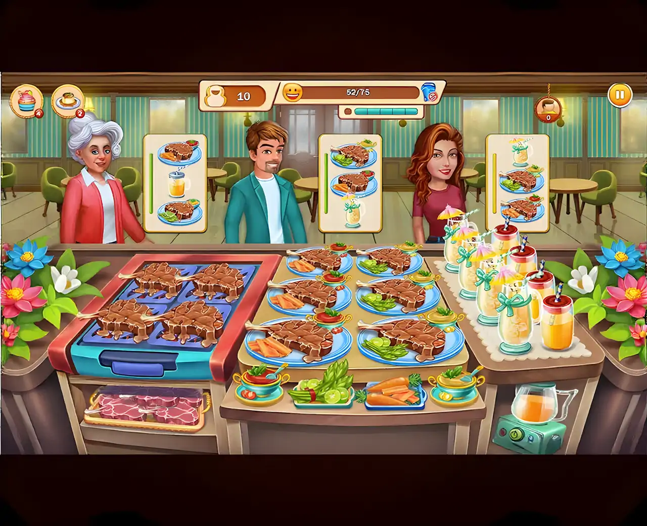 食物烹饪：厨师餐厅