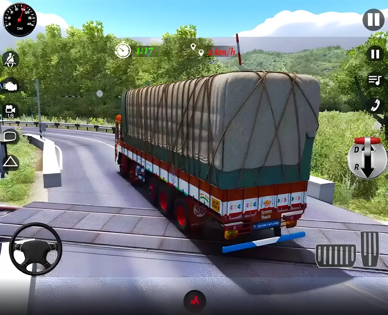 城市货运卡车驾驶