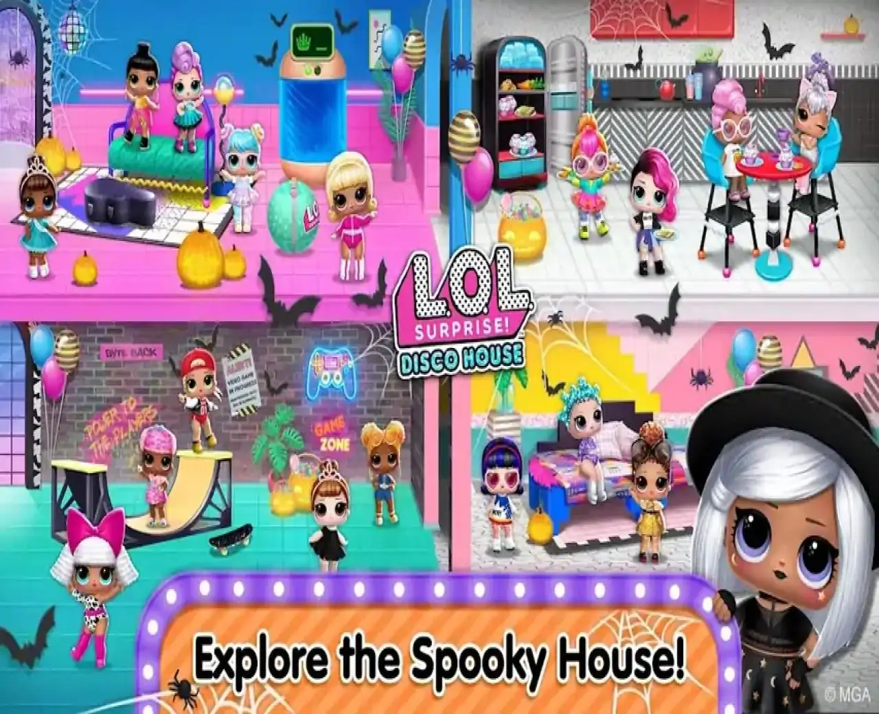 哈哈。惊喜！迪斯科屋-收集可爱的娃娃