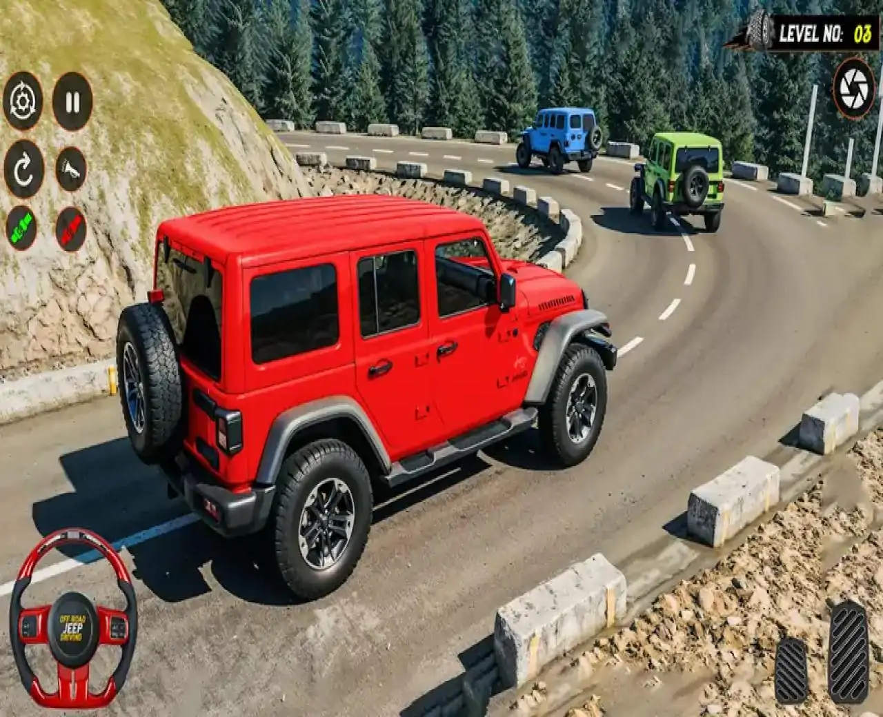 吉普车模拟器越野吉普车3d