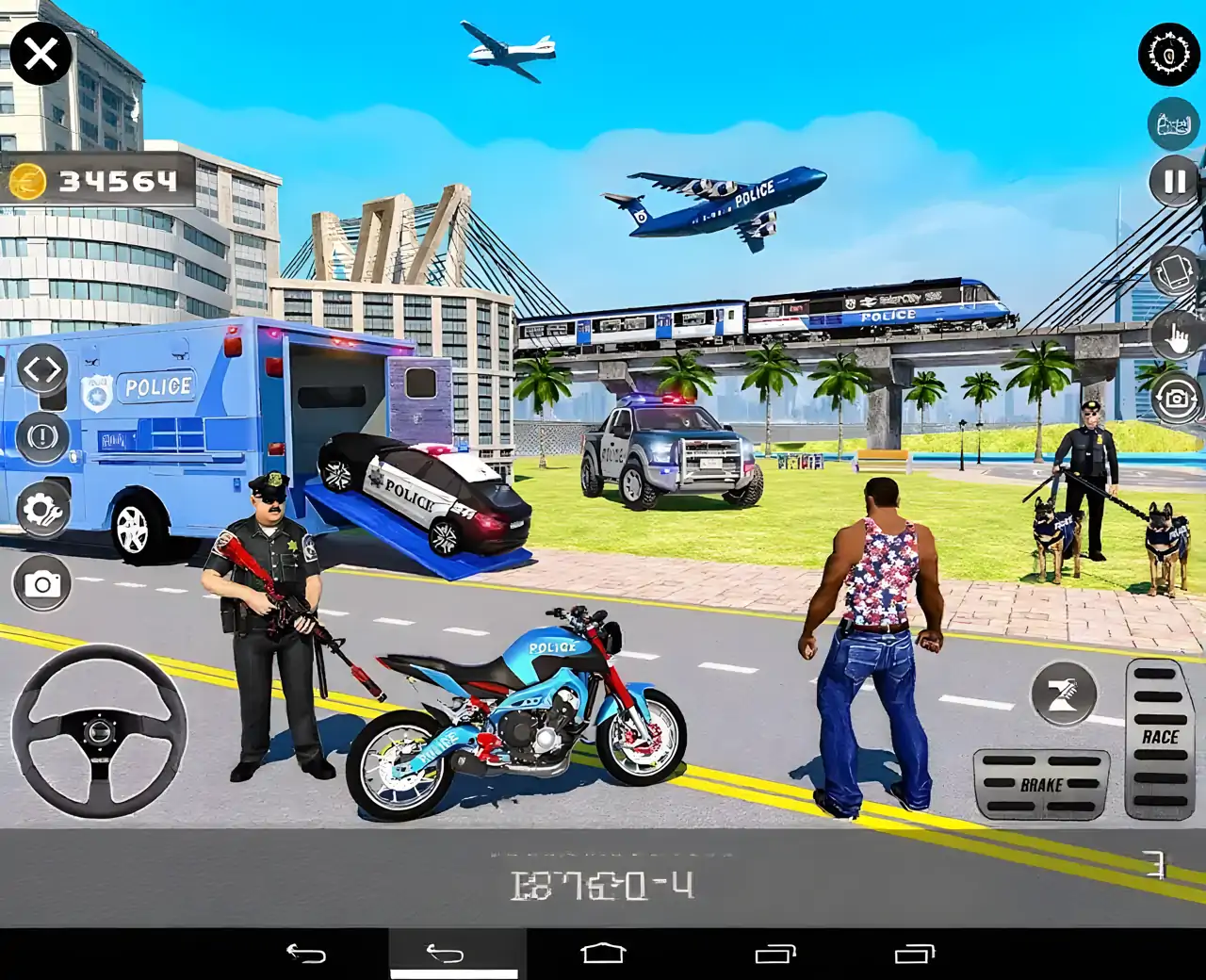 警车运输卡车辛