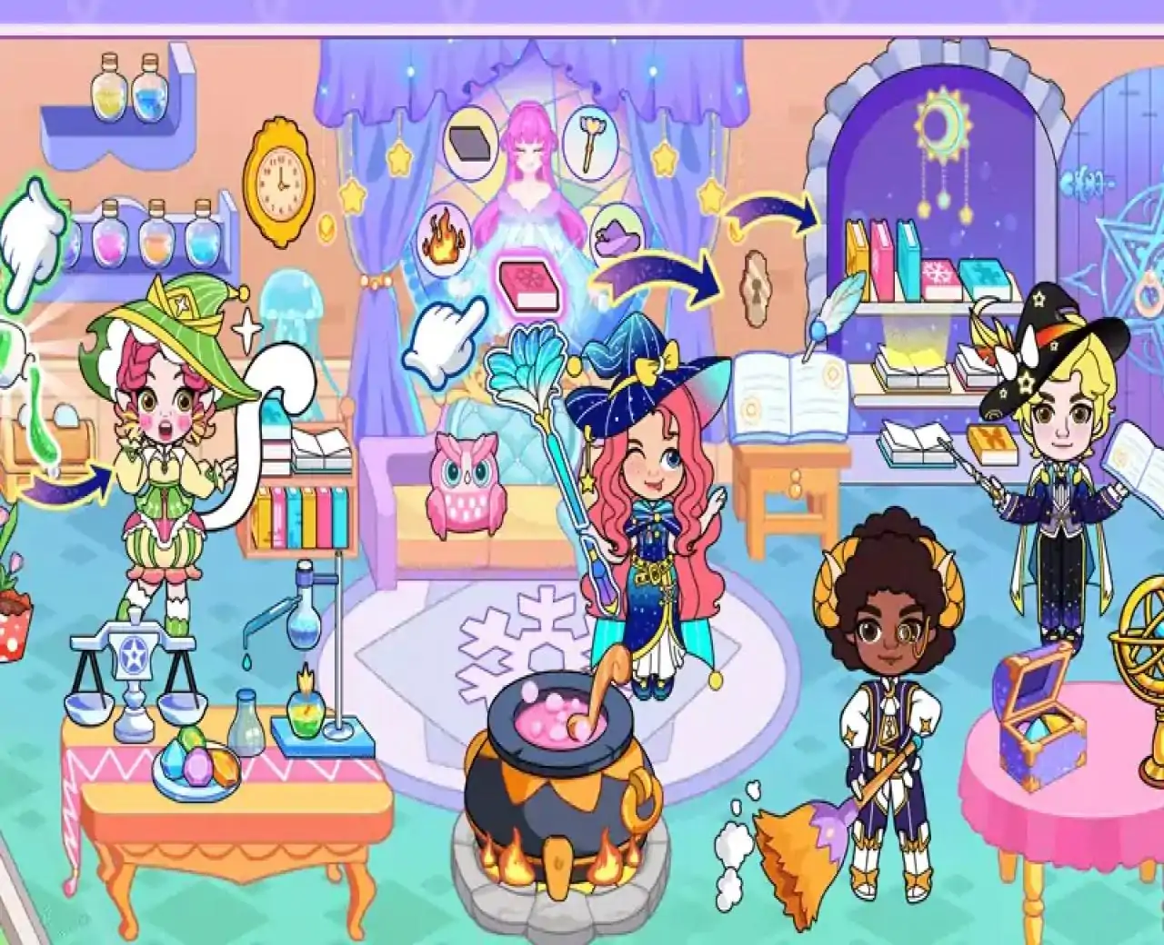 冰雪公主世界自由魔法屋