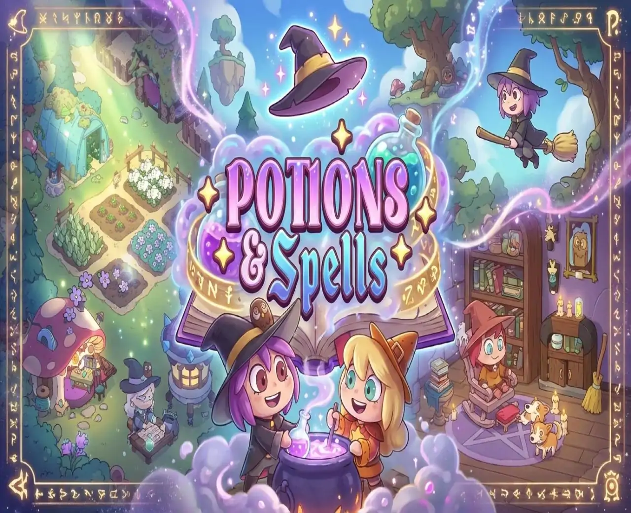 女巫魔法小屋：闲置冒险