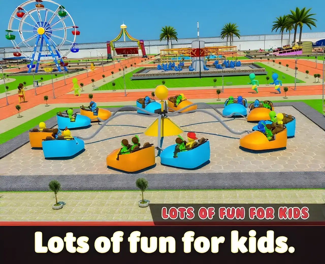 儿童水上乐园:滑水主题公园游戏