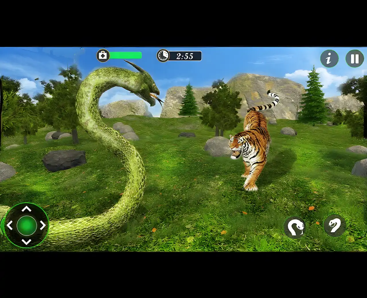 真正的Anaconda模拟器3D-动物狩猎游戏