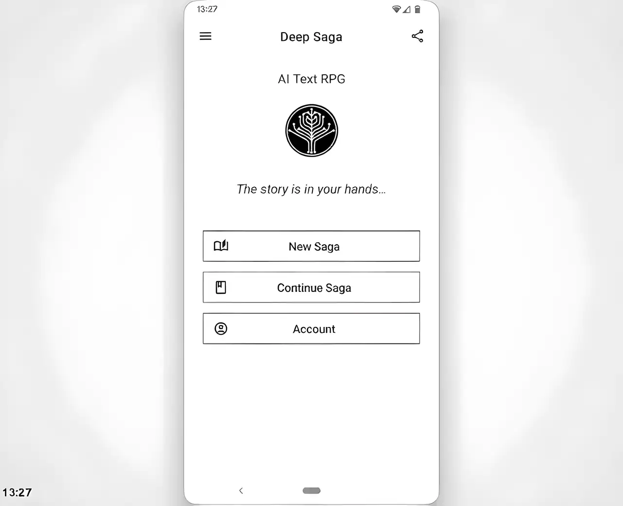 DeepSaga:人工智能文字角色扮演游戏