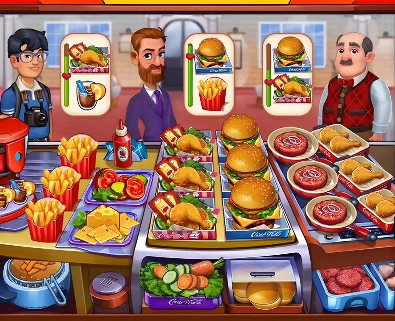 疯狂烹饪城厨师游戏