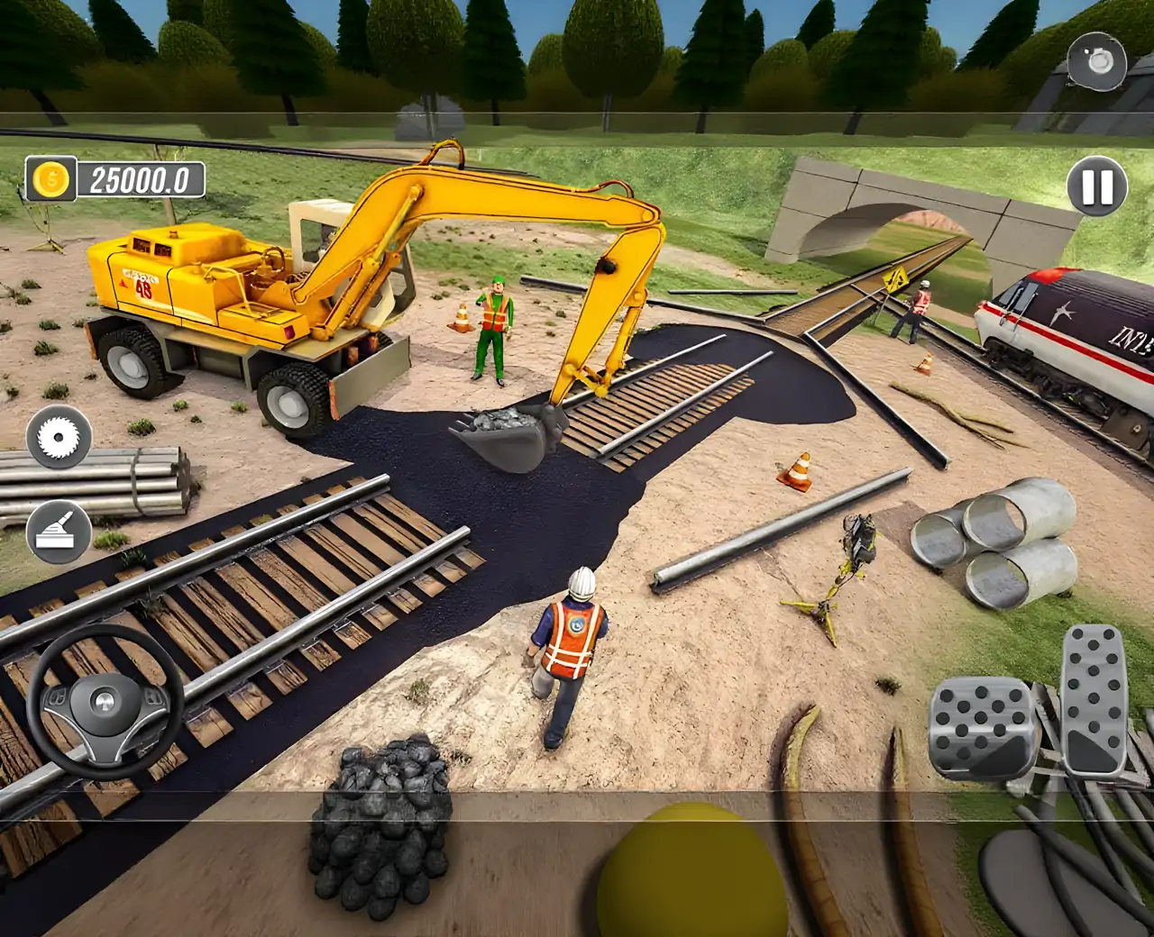 城市火车轨道建设