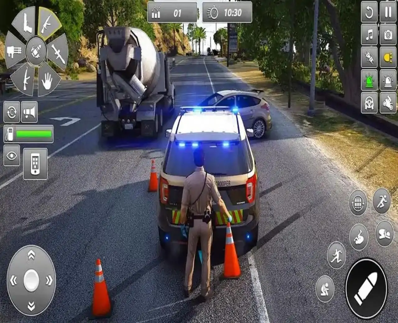 警察模拟器警车追逐