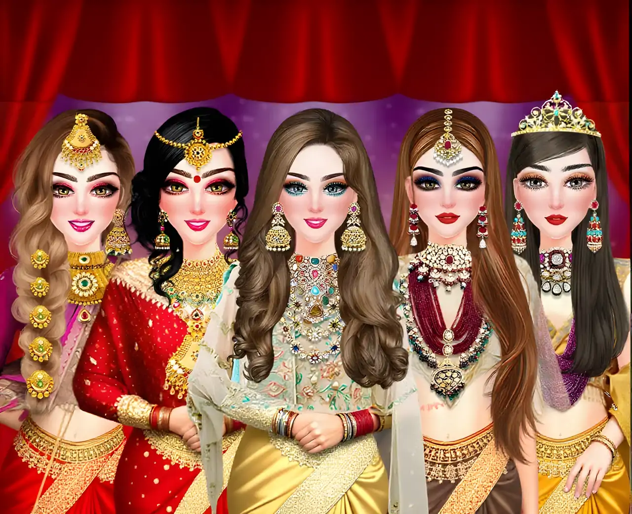 新娘化妆:化妆游戏