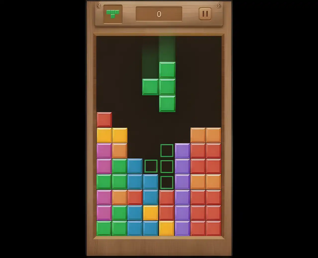 俄罗斯方块拼图游戏