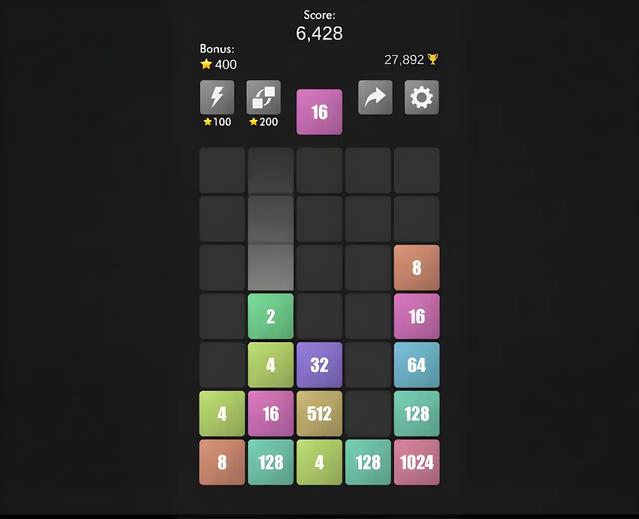合并块2048.