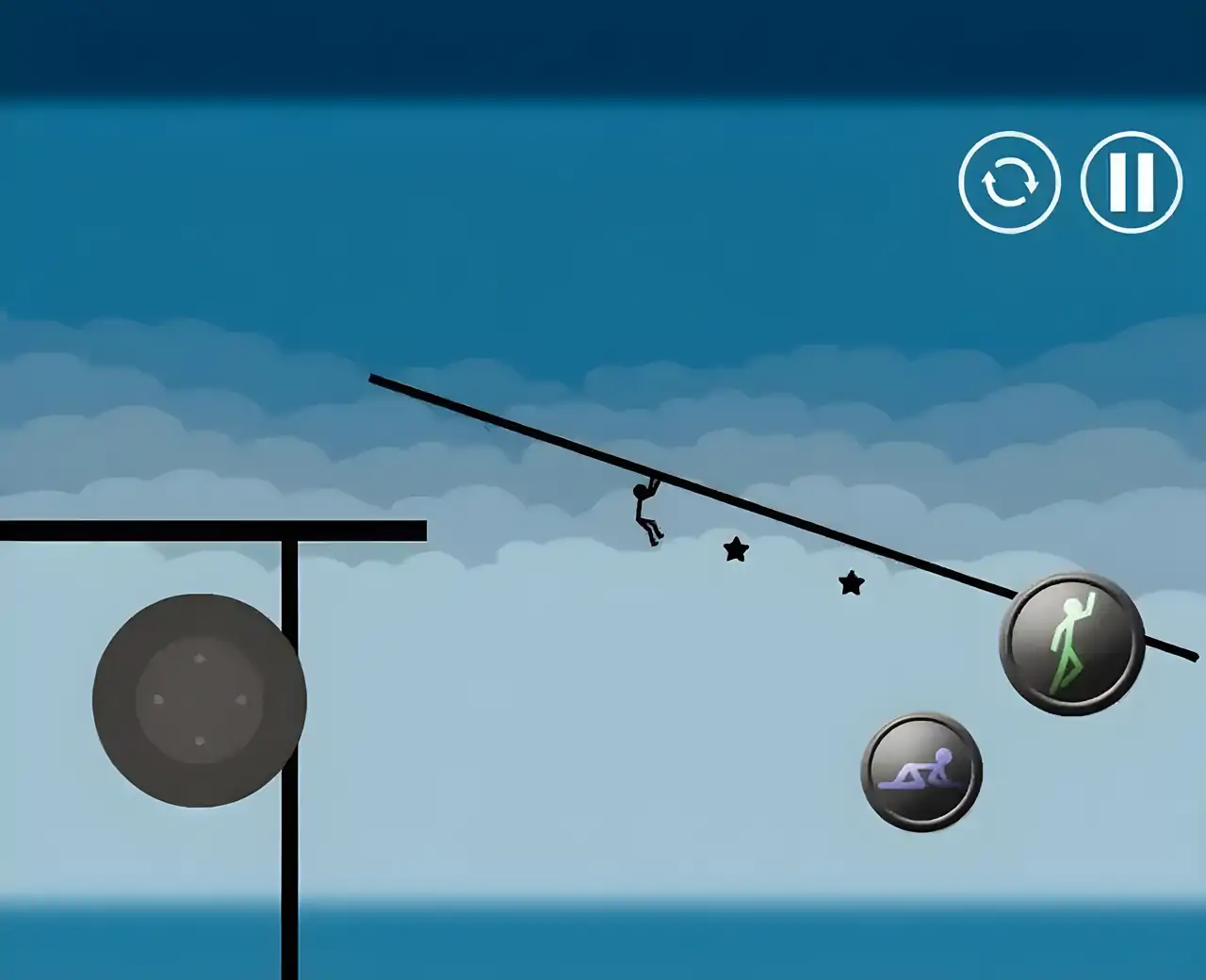 火柴人平台跑酷