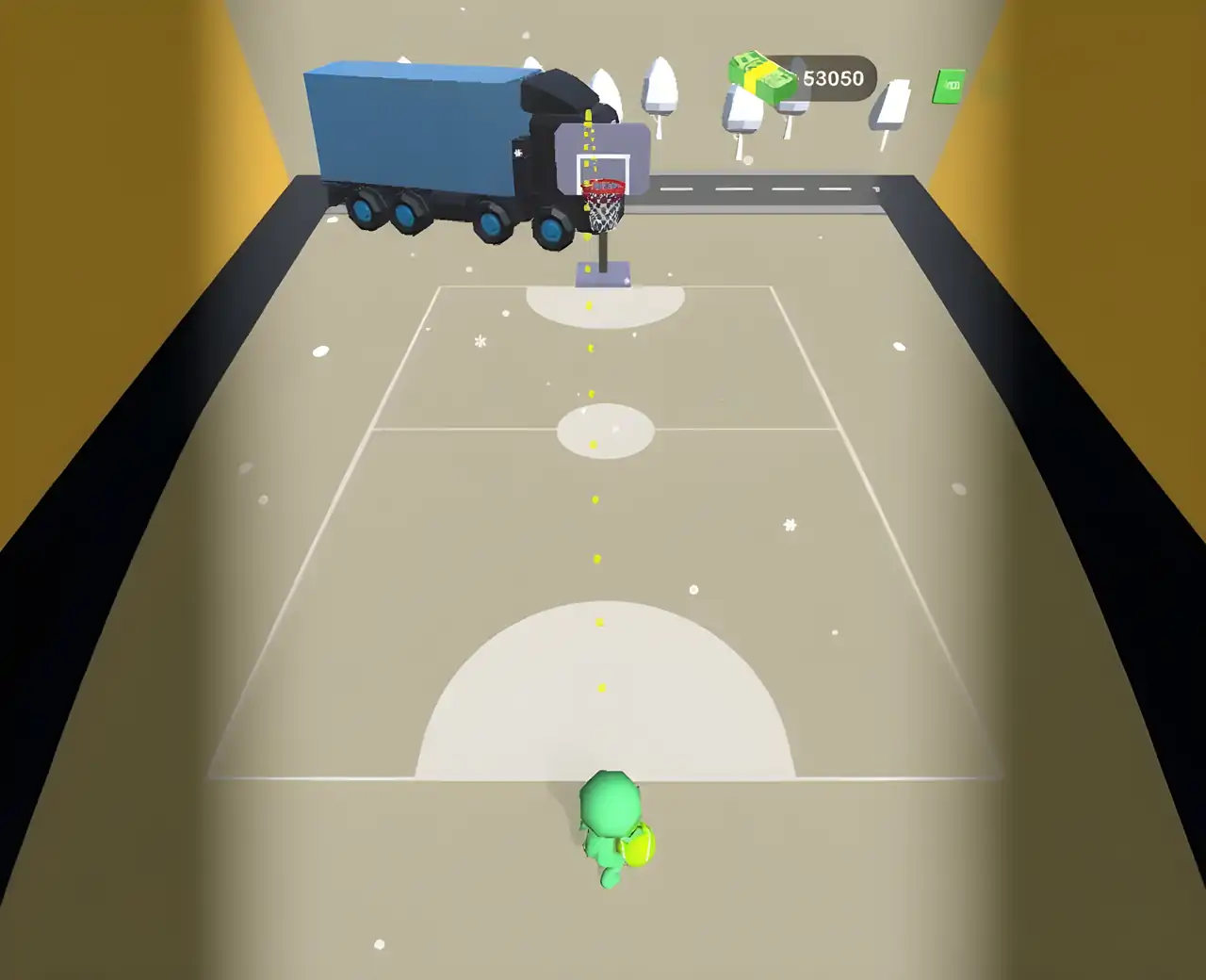 篮下坠落-无限射击