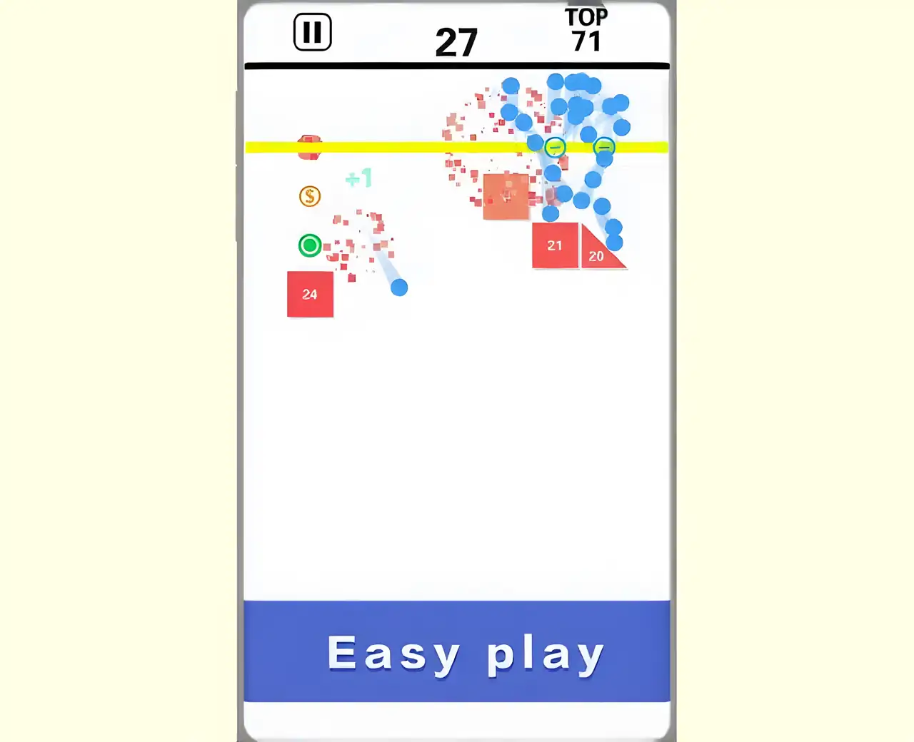 弹珠打方块-经典弹球打砖块物理弹珠游戏