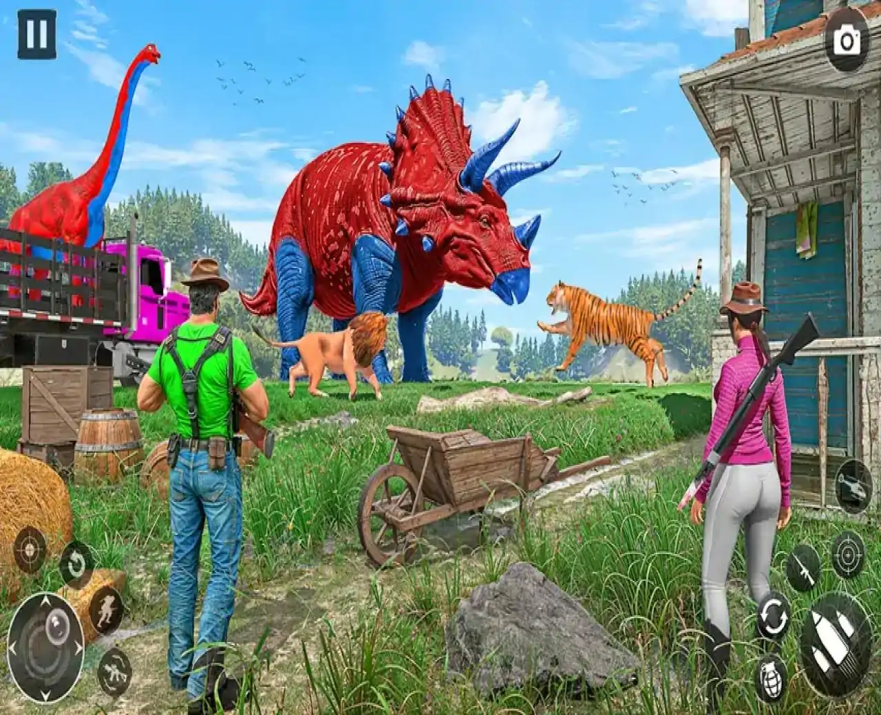 愤怒的恐龙城市攻击