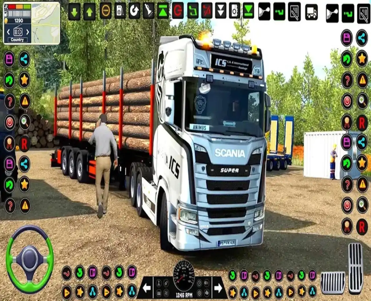 货运卡车运输游戏3d