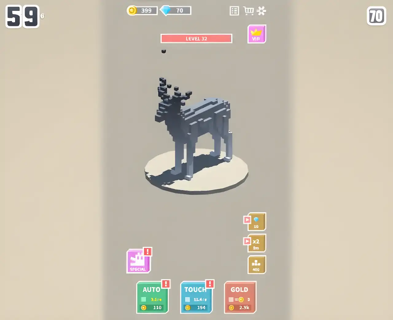 动物模型3D:空闲动物王国