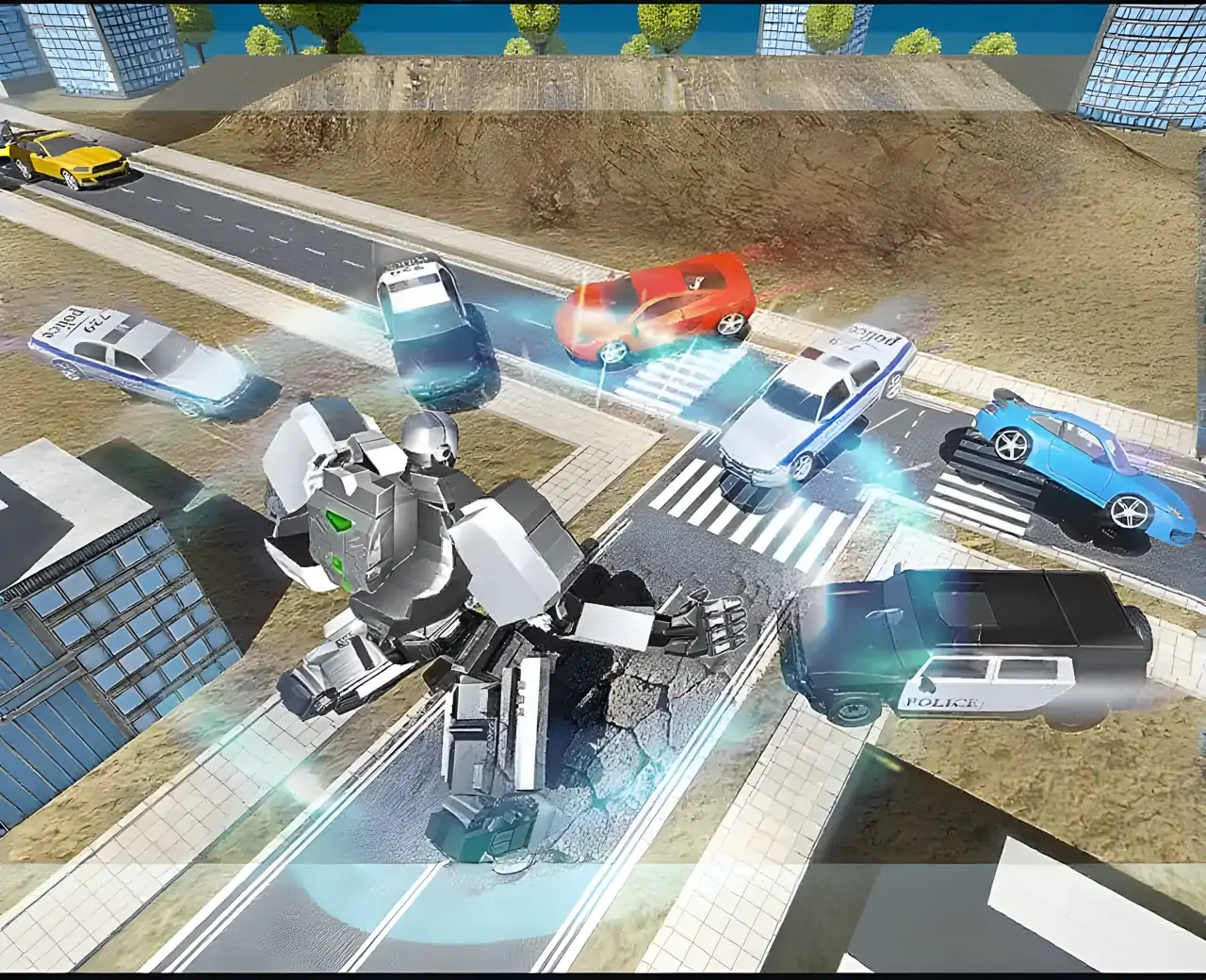 机器人英雄城市横冲直撞