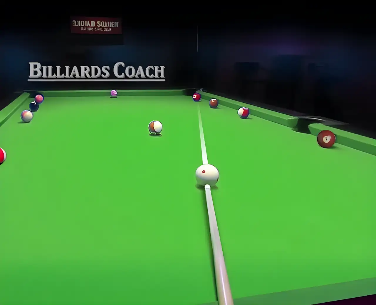 台球教练-8球池