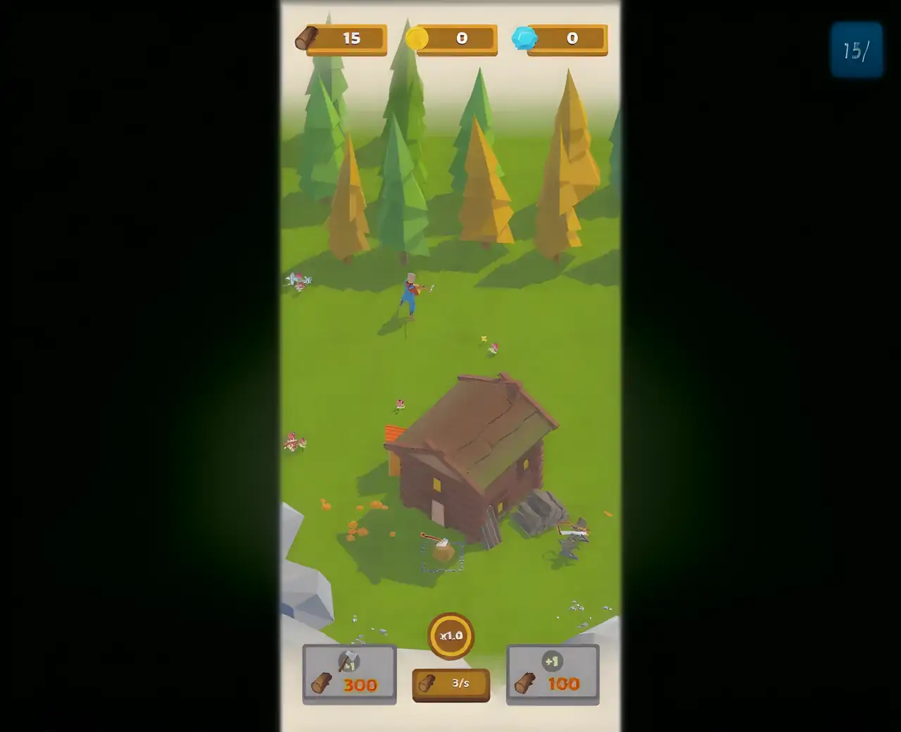 木材合并：树切asmr