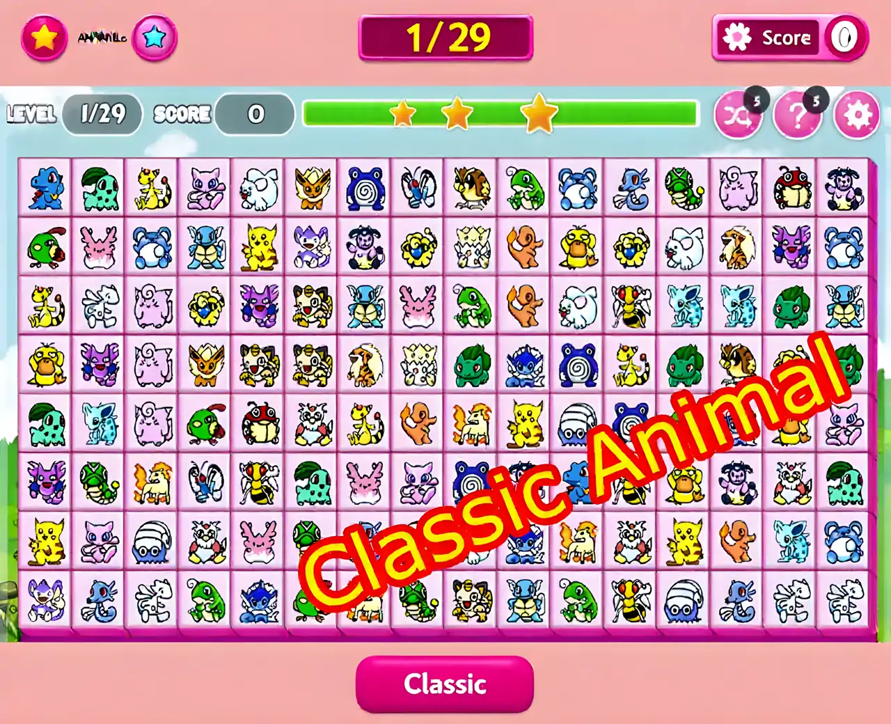 连一连-连接动物