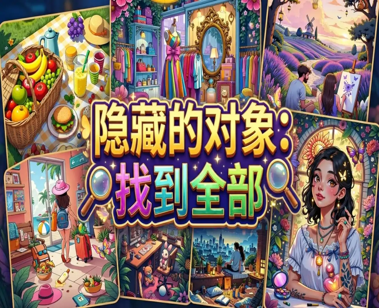 隐藏的对象：找到全部